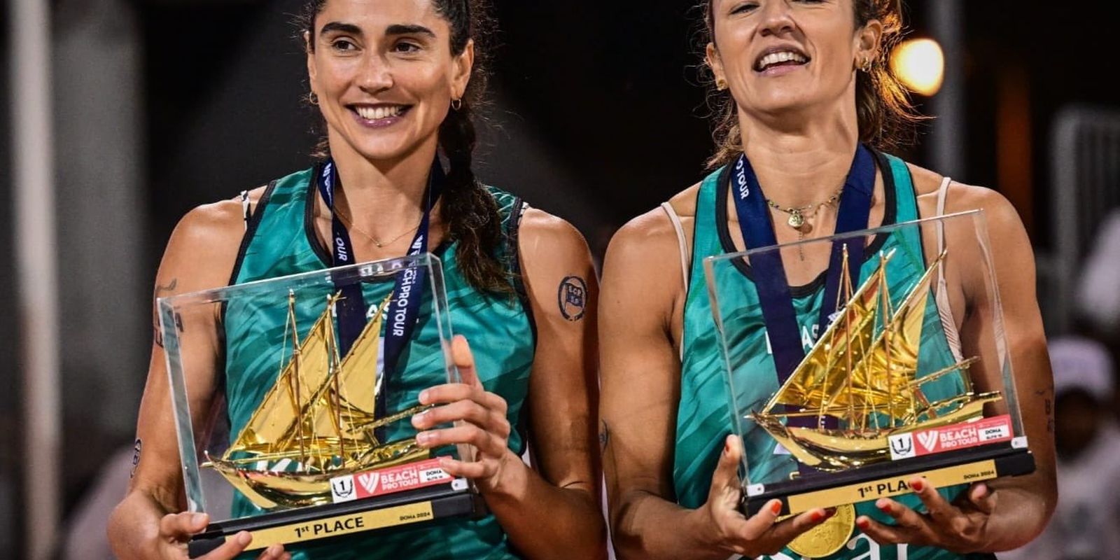 Bárbara e Carol anunciam fim da parceria no vôlei de praia após 3 anos