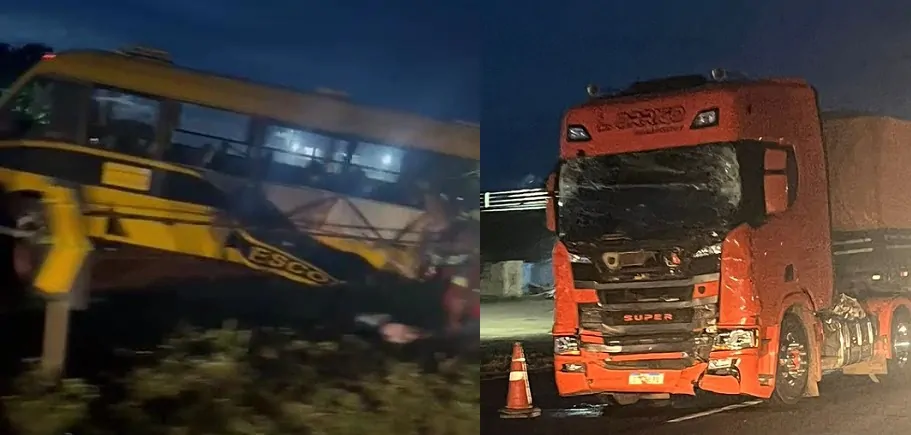 Acidente com Micro-ônibus de Camapuã que transportava equipe de futebol feminino deixa vários feridos