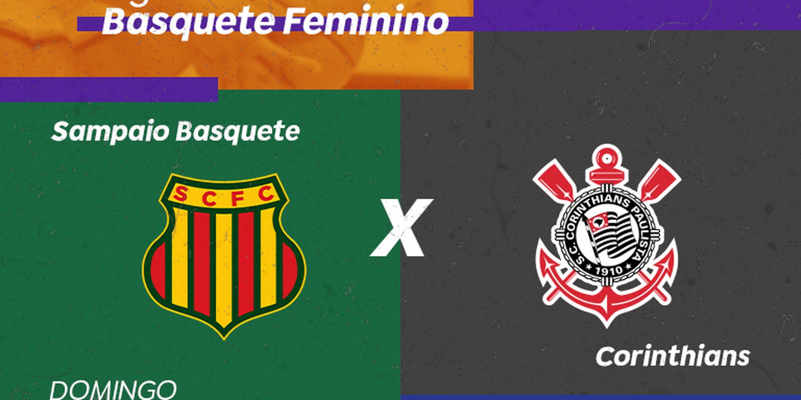 TV Brasil exibe Sampaio Basquete x Corinthians no domingo