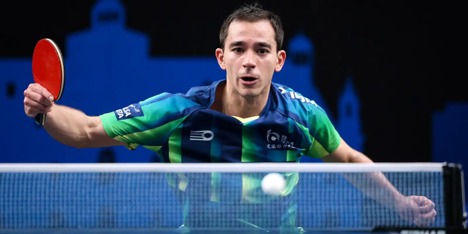 Calderano é eliminado por Lebrun na estreia de simples do WTT Finals