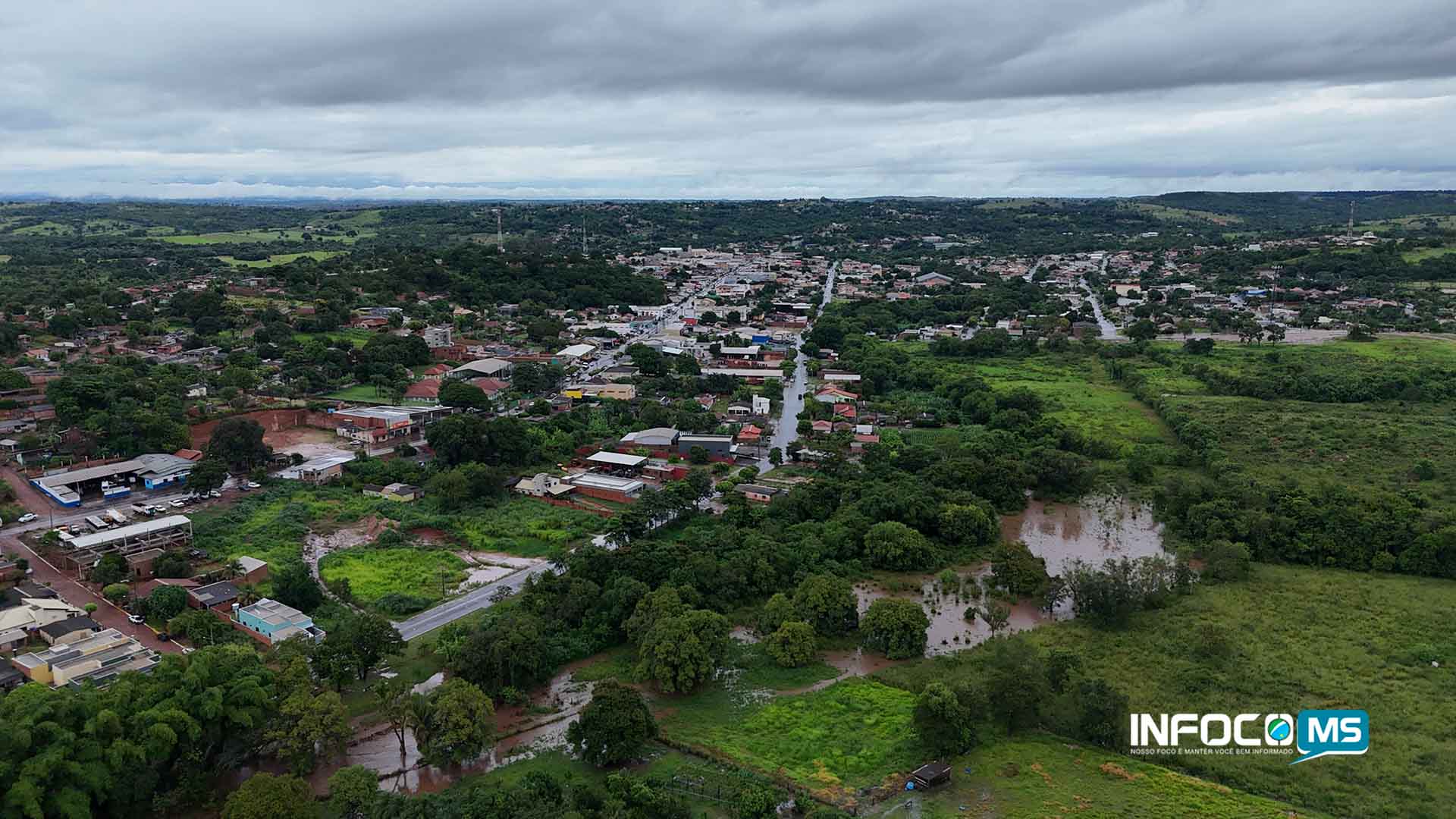 Camapuã registra 127 milímetros de chuva em menos de 24 horas