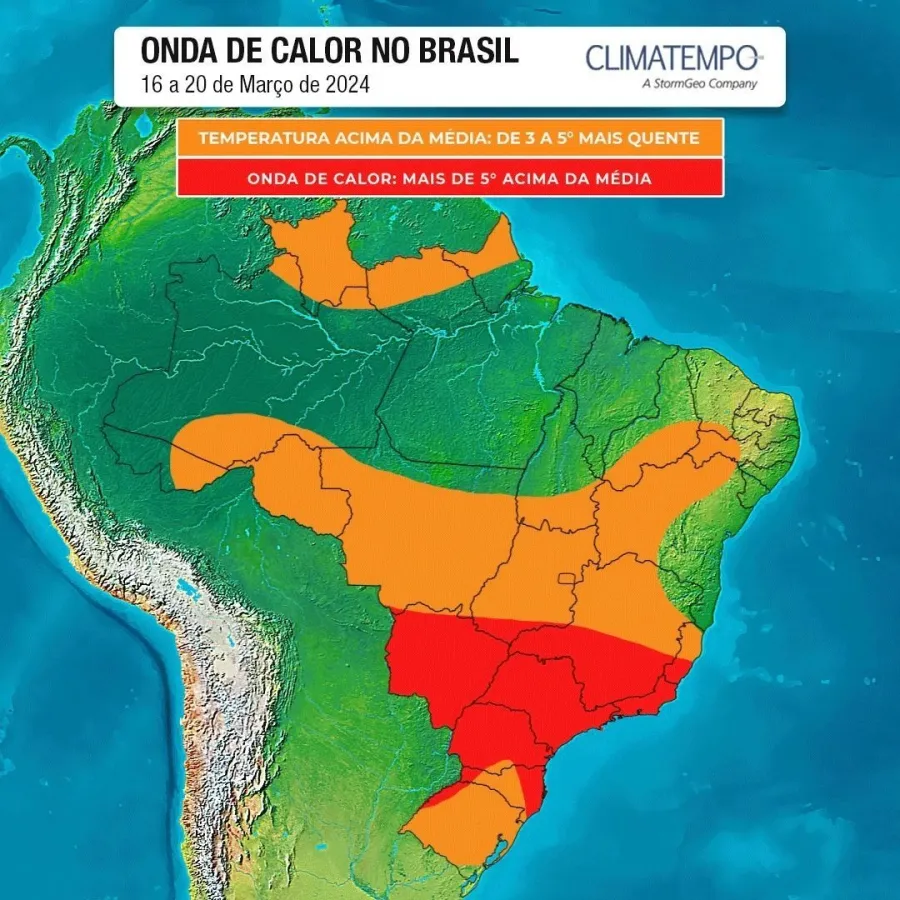 Mato Grosso do Sul enfrenta onda de calor com máximas acima dos 30°C